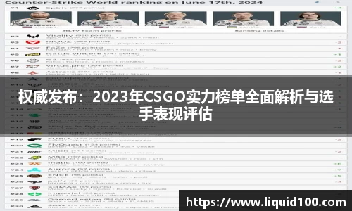 权威发布：2023年CSGO实力榜单全面解析与选手表现评估